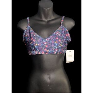 NEW WITH TAGS The Dolfin Uglies Women's size medium fireworks Print bikini Top i